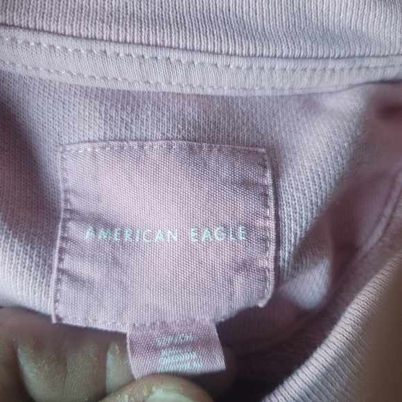 American Eagle Pink Cropped Sweater S - Picture 6 of 6